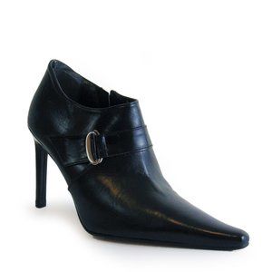 Sacha London Side Zip Pointy Toe Booties